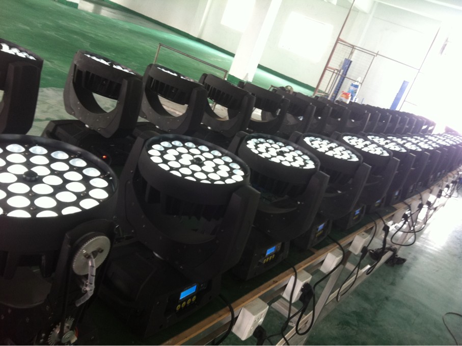 Wash Zoom 36pcs 18w LED Moving Head